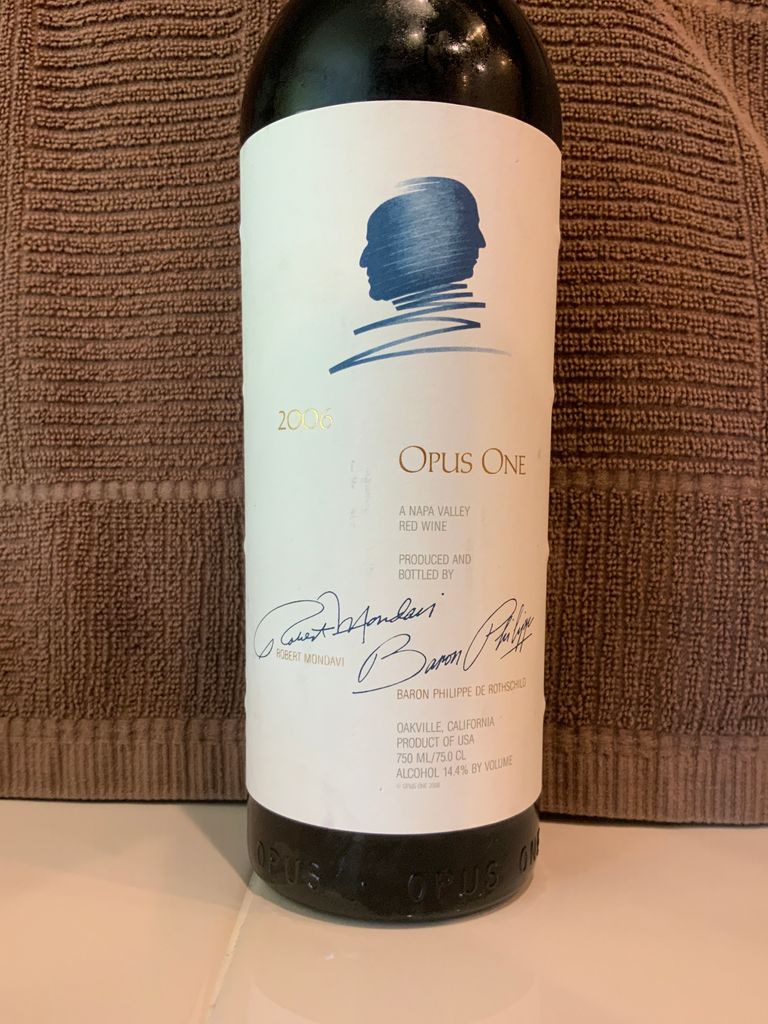 超美品ヴィンテージワイン750ml オーパスワン2006 Opus one OPUS ONE