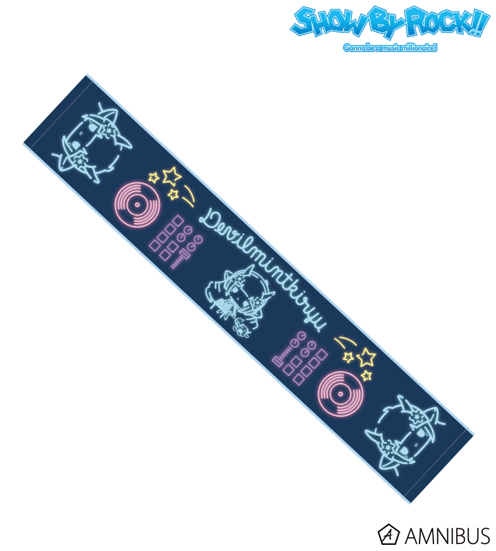SHOW BY ROCK!! - 描き下ろしイラスト デルミン DJver. マフラータオル