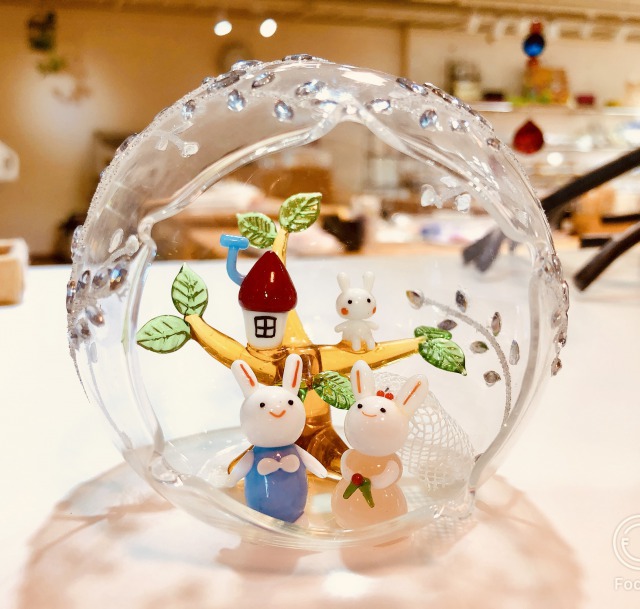 ココア ガラス細工 ミニチュア ココア ガラス細工 ミニチュア