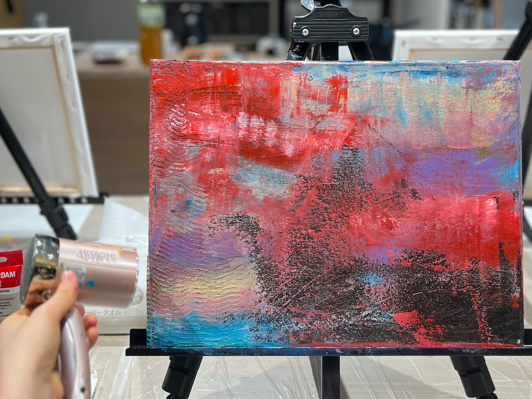 上野・浅草】☆リヒター抽象画 制作体験 現代アートの技法を楽しむ
