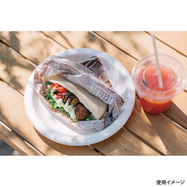 福助工業 バーガー袋 No.22 アーティクル 0562793 1袋(100個)（直送品