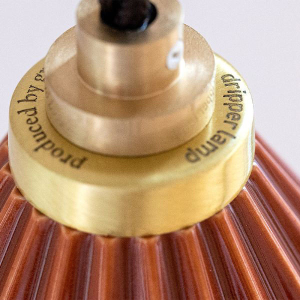 リブデザイン ペンダントライト ピンク クリアセット リブデザイン