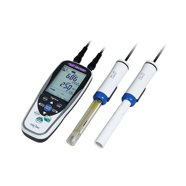 東亜ディーケーケー ポータブルPH計（PH電極2本セット）JQA検定付