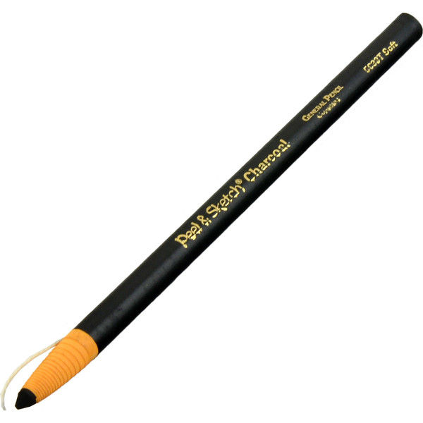 General Pencil 紙巻チャコールペンシル5633T SOFT 239017 1セット(12