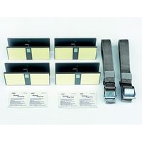 サンワサプライ 耐震ストッパーロング（4本入り） QL-60N 1セット（4本