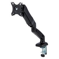 モニターアーム ショート シングル 1画面 17~32インチ 5軸 ブラック