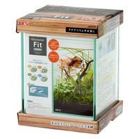 Aqullo（アクロ） スーパークリア 前面曲げガラス水槽 45R 45×27×30cm