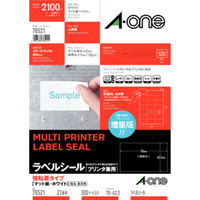 エーワン（A-one）ラベルシール 強粘着 表示・宛名ラベル プリンタ兼用