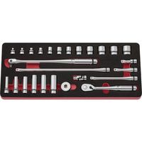 京都機械工具 nepros 9.5sq.ソケットレンチセット[26点] NTB3X26C 1