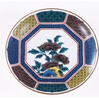 青郊 【九谷焼】豆皿名品コレクション 古九谷色絵牡丹文 MC-27-2p 2個