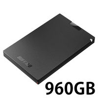 バッファロー ポータブルSSD 2TB SSD-PHP2.0U3-BA 1台 - アスクル
