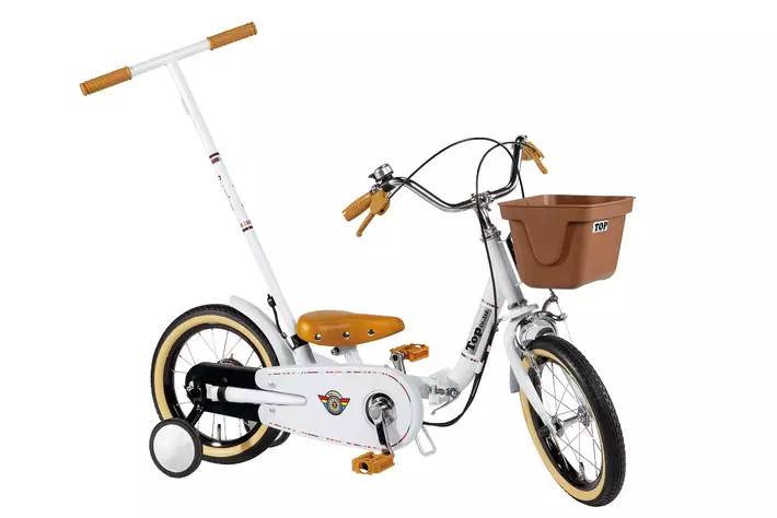 幼児用自転車ポルシェマーク付き