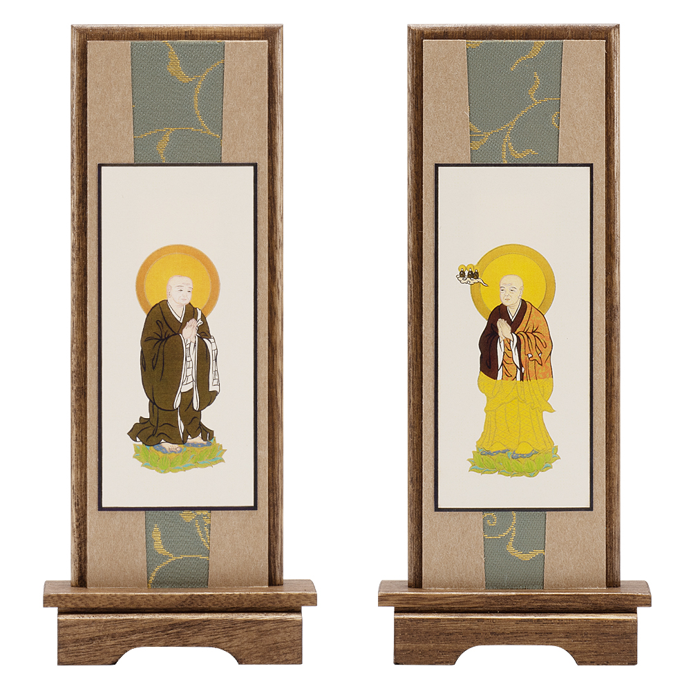 スタンド掛軸 浄土宗の脇掛 善導大師・法然上人 | 仏壇・仏具 滝田商店