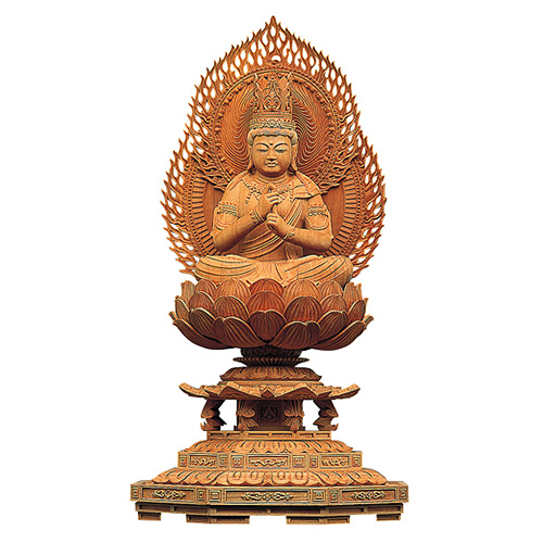 光背のみ#553 立像6.0寸用 放射光 火焔 透し彫◇白檀 木彫 仏像付属品