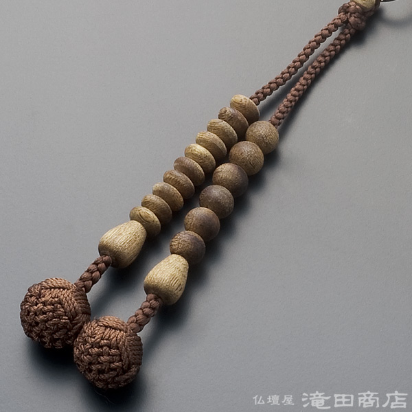 浄土宗用本式数珠【男性用】 沈香（じんこう） 三万浄土9寸 | 滝田商店