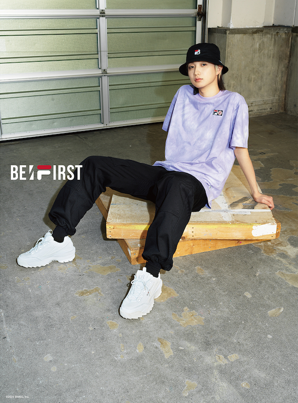 FILA×BE:FIRST ノベルティ付き刺繍ロゴバケットハット[ar090