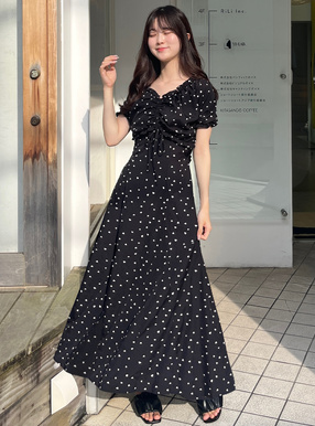 マルチWayハート柄トップス×キャミワンピースセットアップ[tu1349