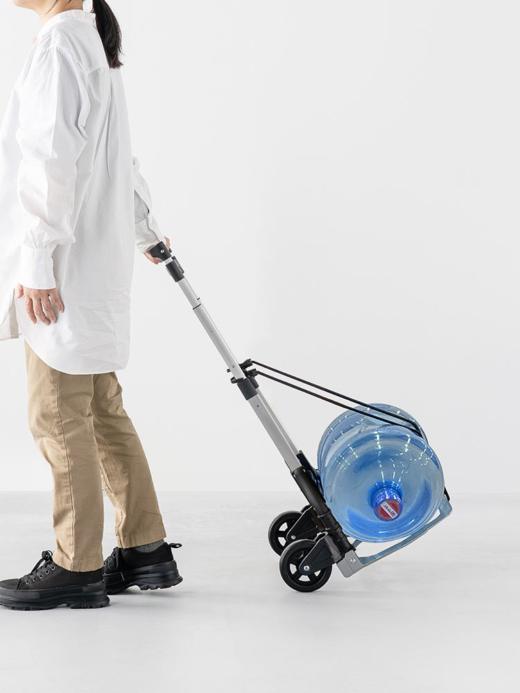 高さ調整できるアルミ製キャリーカート | 軽量＆折りたたみ式・耐荷重