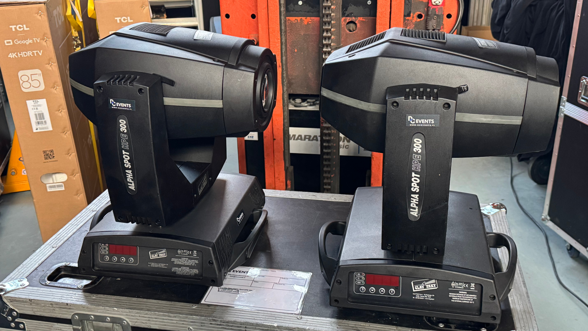 7【 CLAY PAKY 】ALPHA SPOT HPE300 照明機材 スポットライト