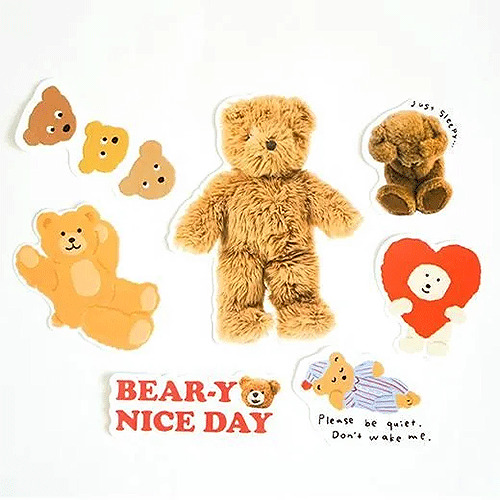 グリーティングライフ ステッカーパック GLCKー76 テディベア