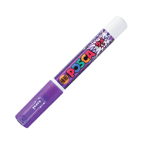 三菱鉛筆 ポスカ ラメ入り極細 PC－1ML バイオレット｜【ハンズネット