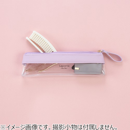 セキセイ ラポルタ クリアケース クリアクリア スリムペンサイズ LA