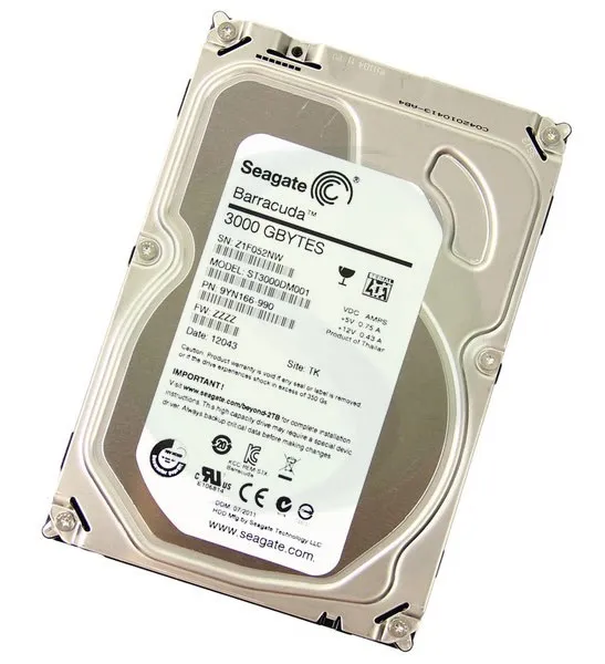 Seagate ST3000DM001 3TB 7200RPM SATA 6Gb⁄s 3.5-in Hard Drive