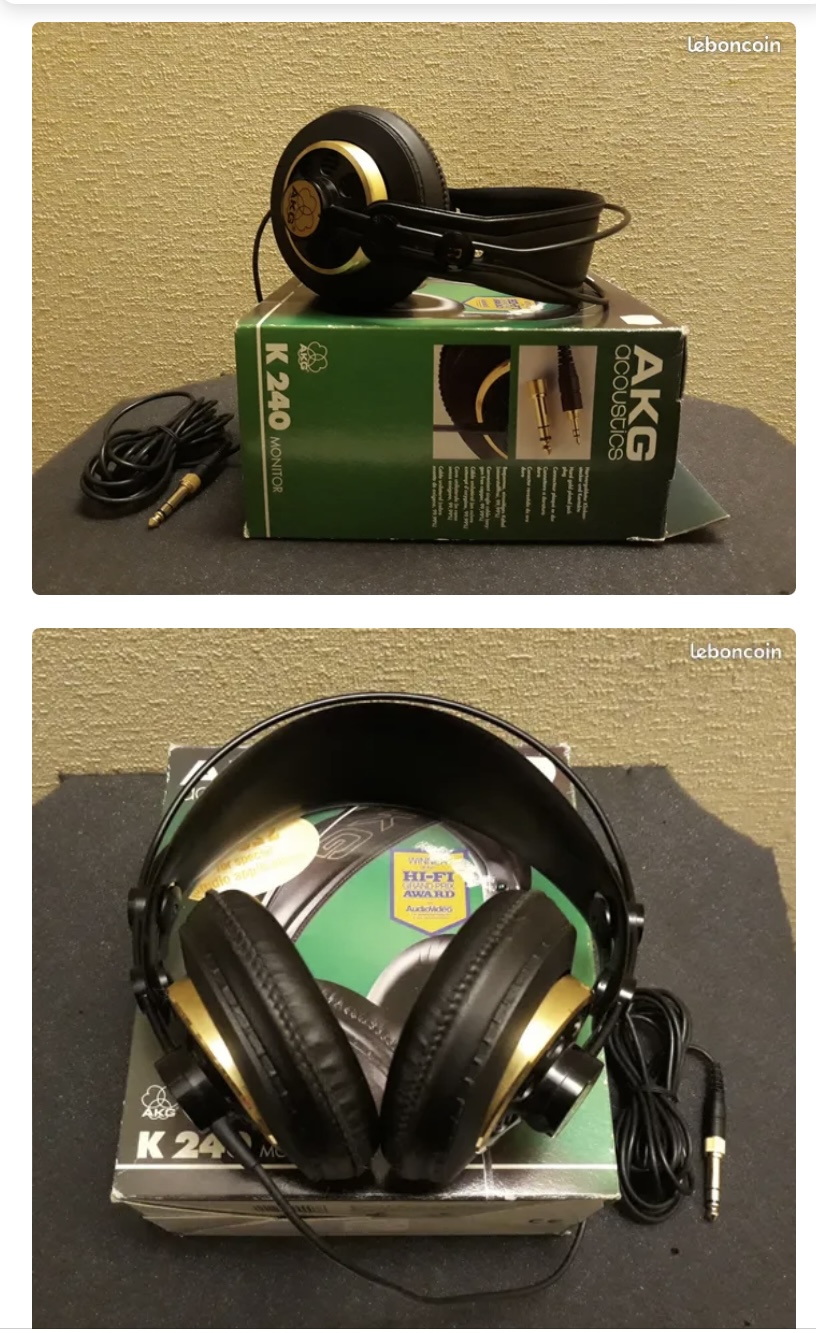 AKG K240 MONITOR 55Ω 動作品 AKG K240 MONITOR 55Ω 動作品 - メルカリ