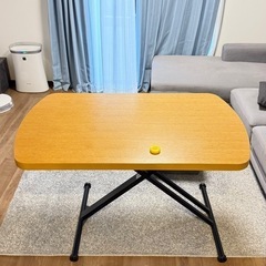 美品！高さ昇降可能テーブル、調整可能テーブル