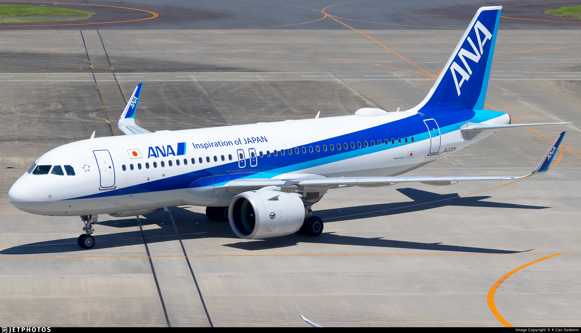 航空機・ヘリコプター ANA A320neo JA220A MA83 航空機登録 2025年9月