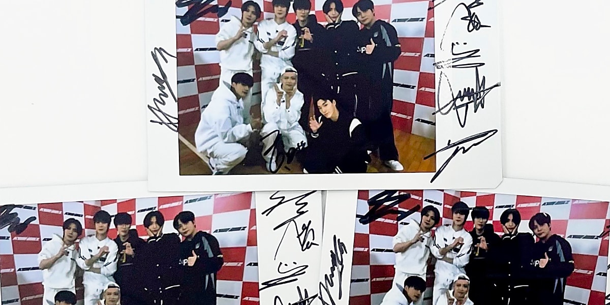 ATEEZ Birthday撮り下ろし直筆サイン入りソロカットチェキ ユノ 【公式