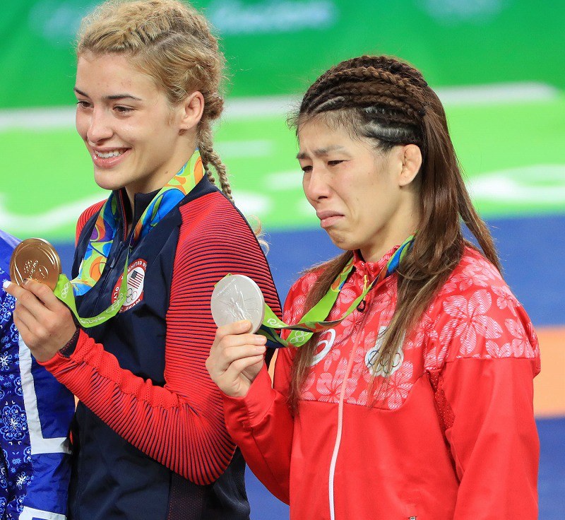 リオ五輪 レスリング女子53キロ級：吉田沙保里4連覇ならず、涙の銀