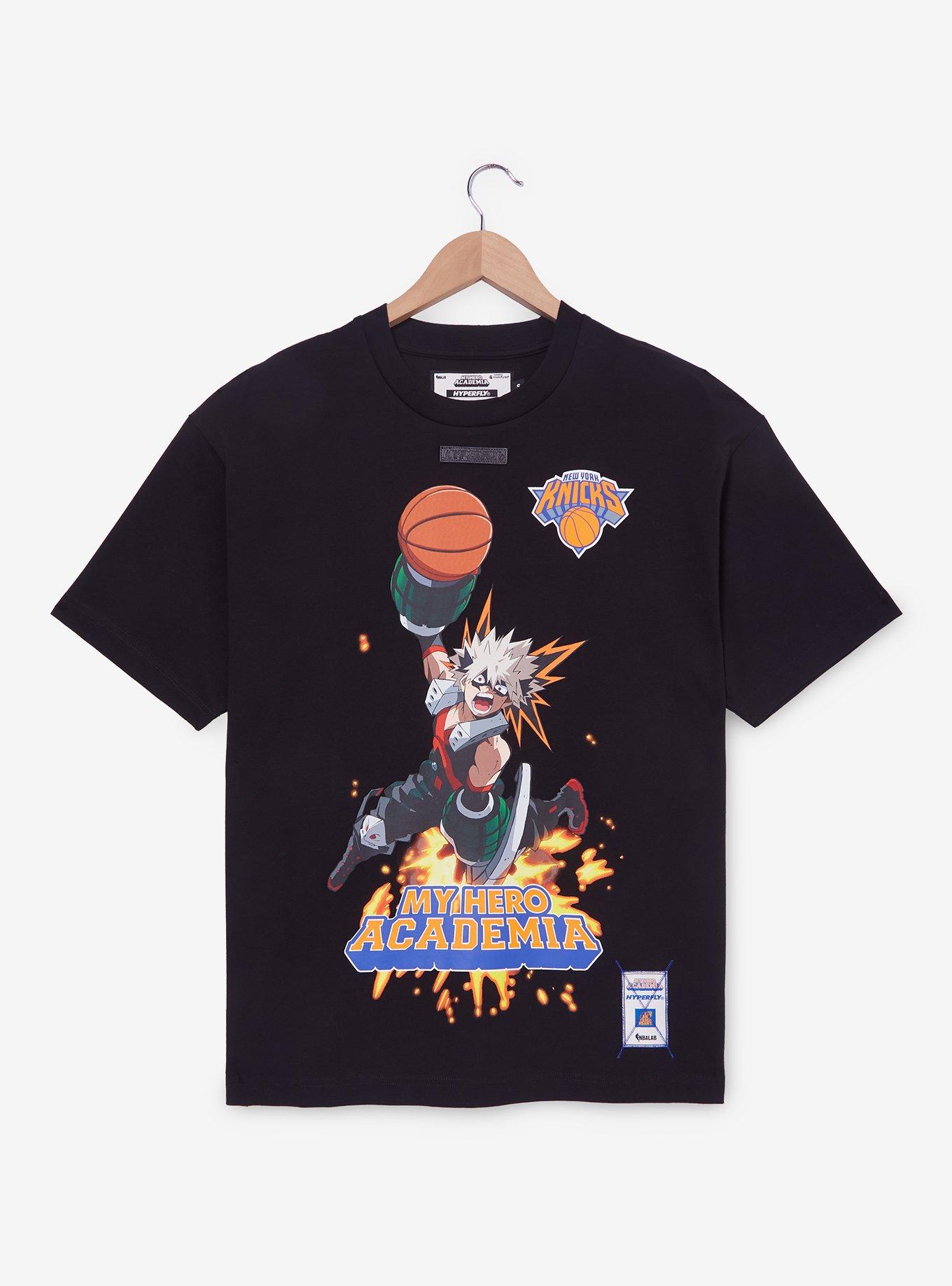 Hyperfly NBA x My Hero Academia Bakugo New York Knicks T-Shirt