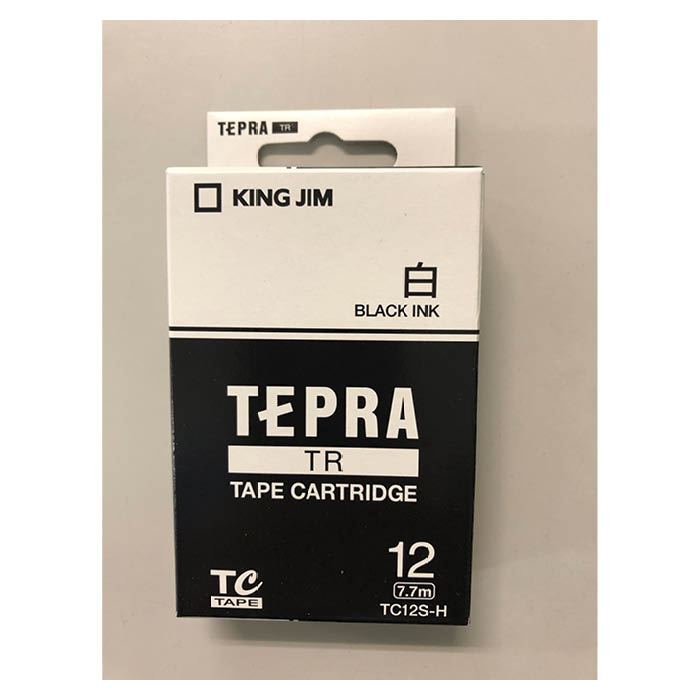 キングジム TRテプラテープ TC12S-Hの通販｜テープライターテープ