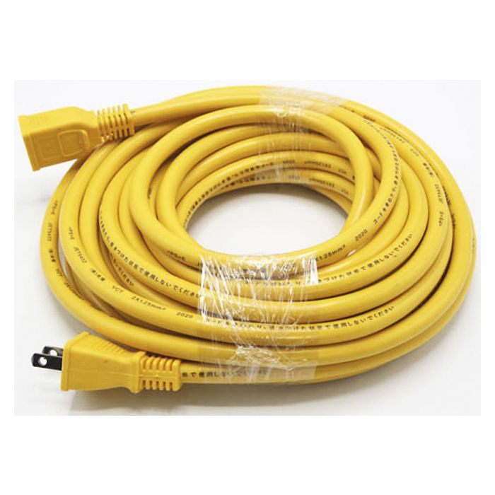 ナフコ 15A1つ口延長コード5m NF-E5-Yの通販｜コードリール・延長