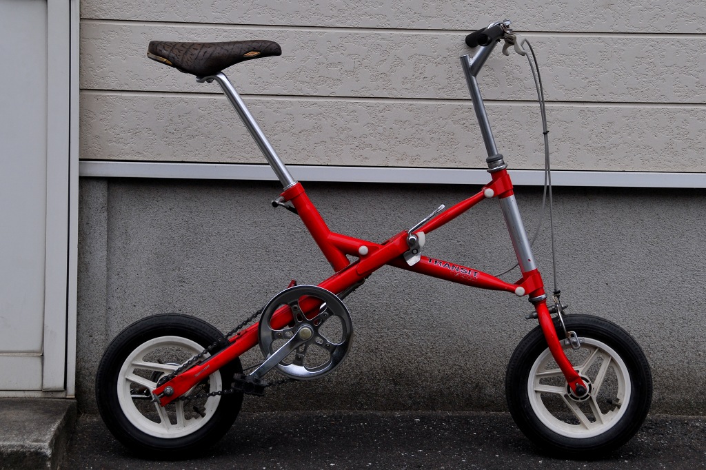 BS ブリジストン トランジットコンパクト 赤 状態良