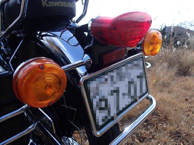 Kawasaki W650 EJ650 純正 リアウインカー 移設ステー セット カワサキ