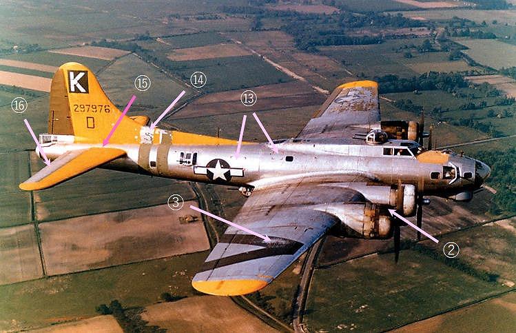 美品 1930年代 アメリカ製◇爆撃機 ボーイングB-17模したオブジェ付き