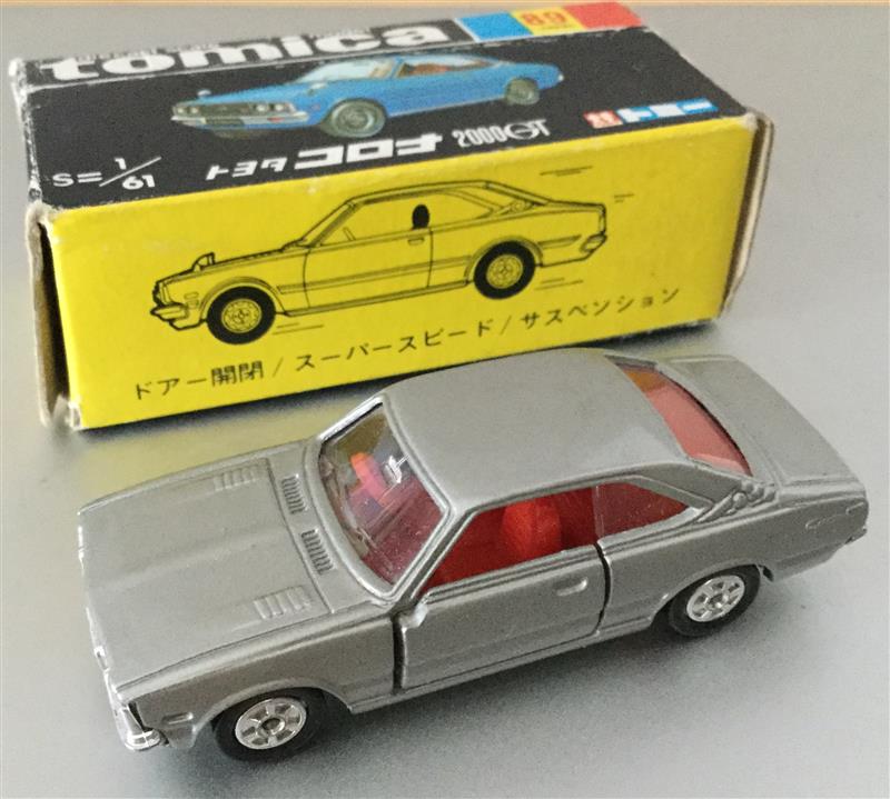 トミカ 日本製 黒箱 89 トヨタ コロナ2000GT 1E