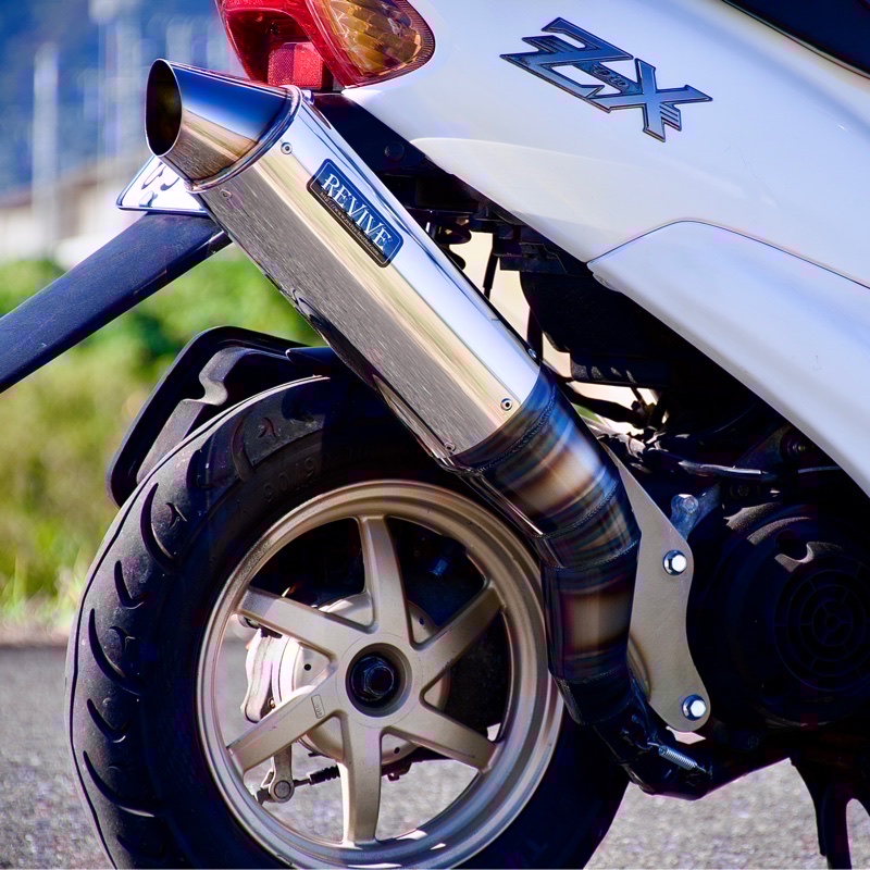 ライブディオzx ZEROロングデュークマフラー