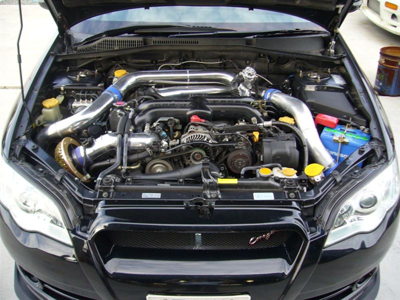 レガシィBL5 BP5 blitz 前置きインタークーラー