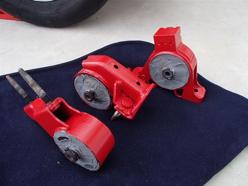 エンジン、ミッションマウント加工。（スズキ アルト・HA12S/22S/23S