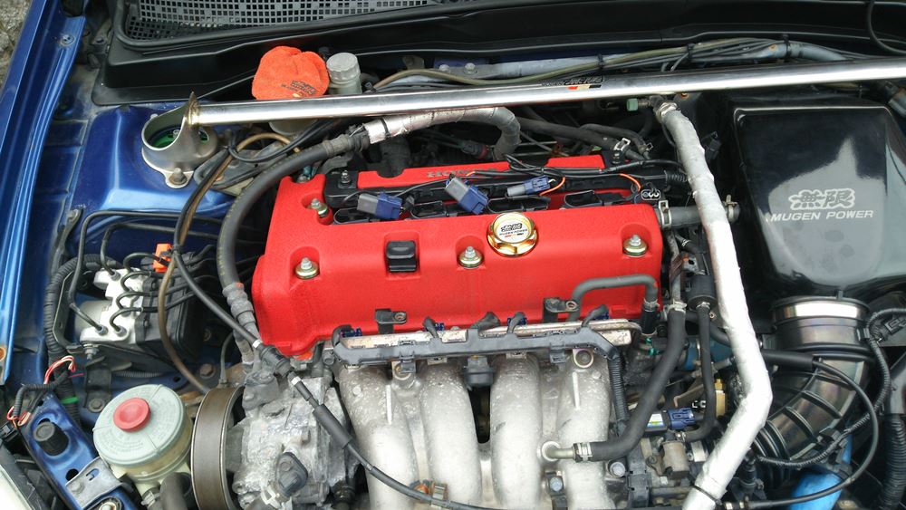 塗装後未使用 K20A ヘッドカバー タイプR インテグラ DC5 シビックなど