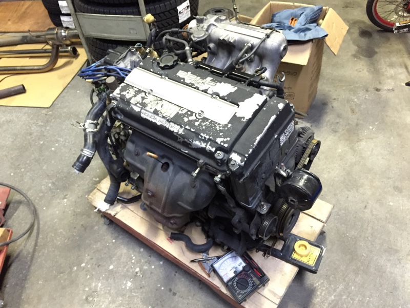 ヘッドカバーの結晶塗装チャレンジ（ホンダ CR-X・EF6/7/8）by うすい