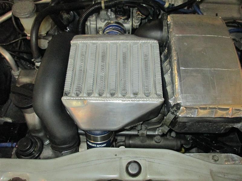 インタークーラー交換 無名→スズキスポーツ（スズキ アルトワークス