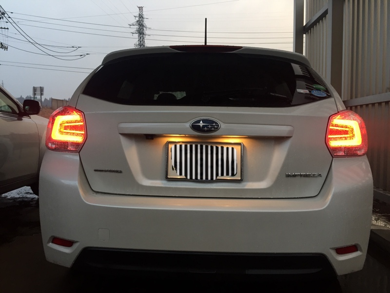 コーリン製インプレッサスポーツLEDクリアテール