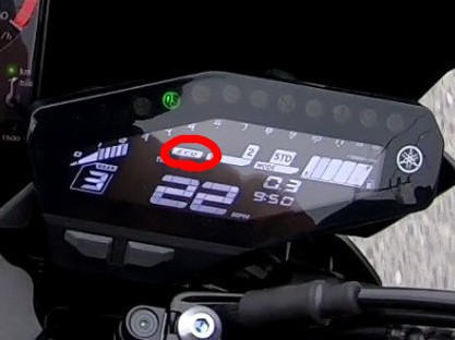 YAMAHA MT-09 メーター 表示しません