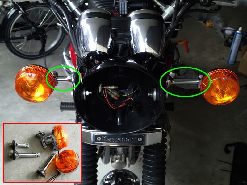 Kawasaki カワサキ 純正 w800 EJ800B ウインカー Kawasaki純正 w800