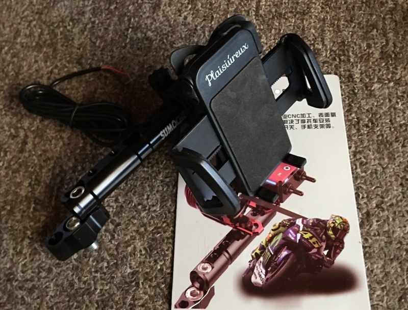 スマホ・フォルダー取付け (Dio AF62)（ホンダ Dio (ディオ)）by 外