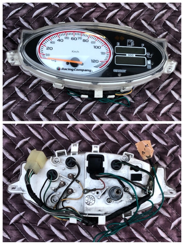 Z4のメーターを120kmメーターに交換♪（ホンダ Smart Dio Z4 (スマート